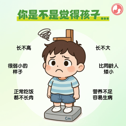 孩子总是吃不壮长不高